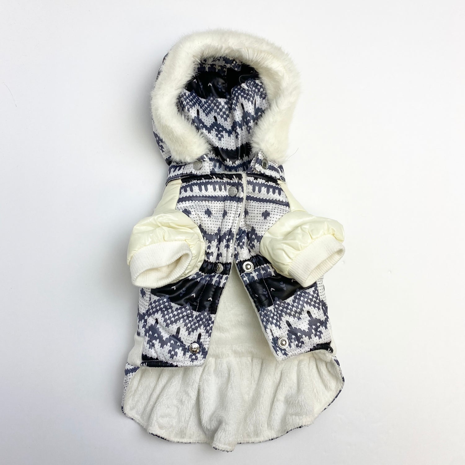 IsPet - White/Cream Patterned Jacket