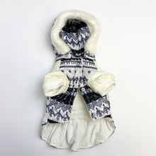 Load image into Gallery viewer, IsPet - White/Cream Patterned Jacket