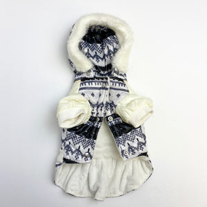 IsPet - White/Cream Patterned Jacket