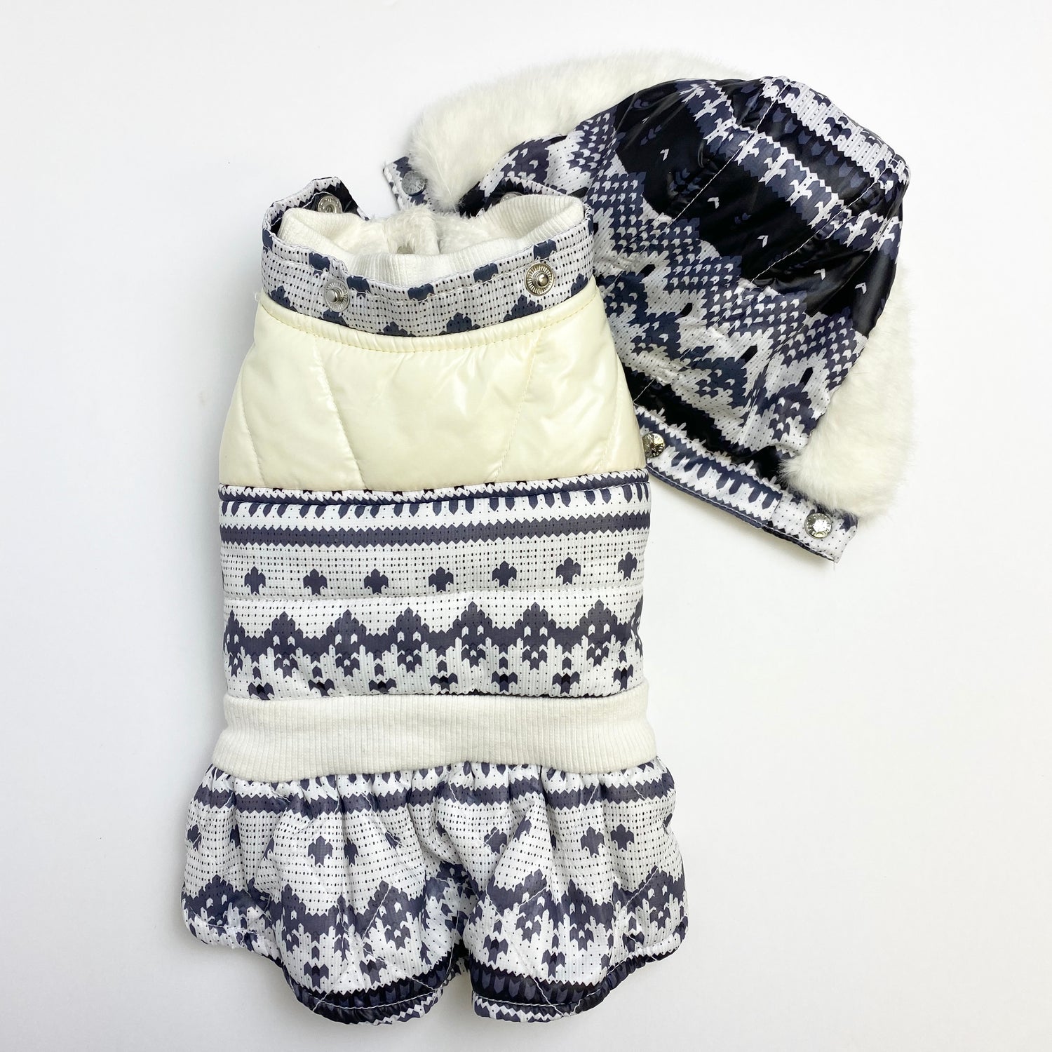 IsPet - White/Cream Patterned Jacket
