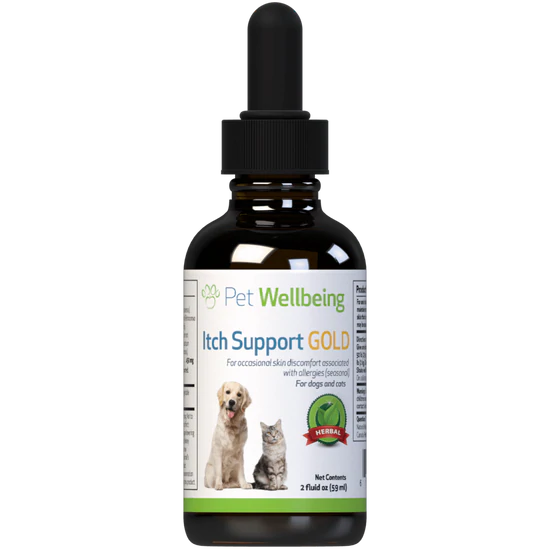 Pet Wellbeing - Itch Support Gold (Dogs) - 2oz.