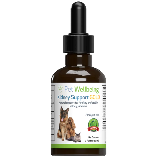 Pet Wellbeing - Kidney Support Gold (Dogs) - 2oz. / 4oz.
