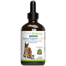 Load image into Gallery viewer, Pet Wellbeing - Kidney Support Gold (Dogs) - 2oz. / 4oz.