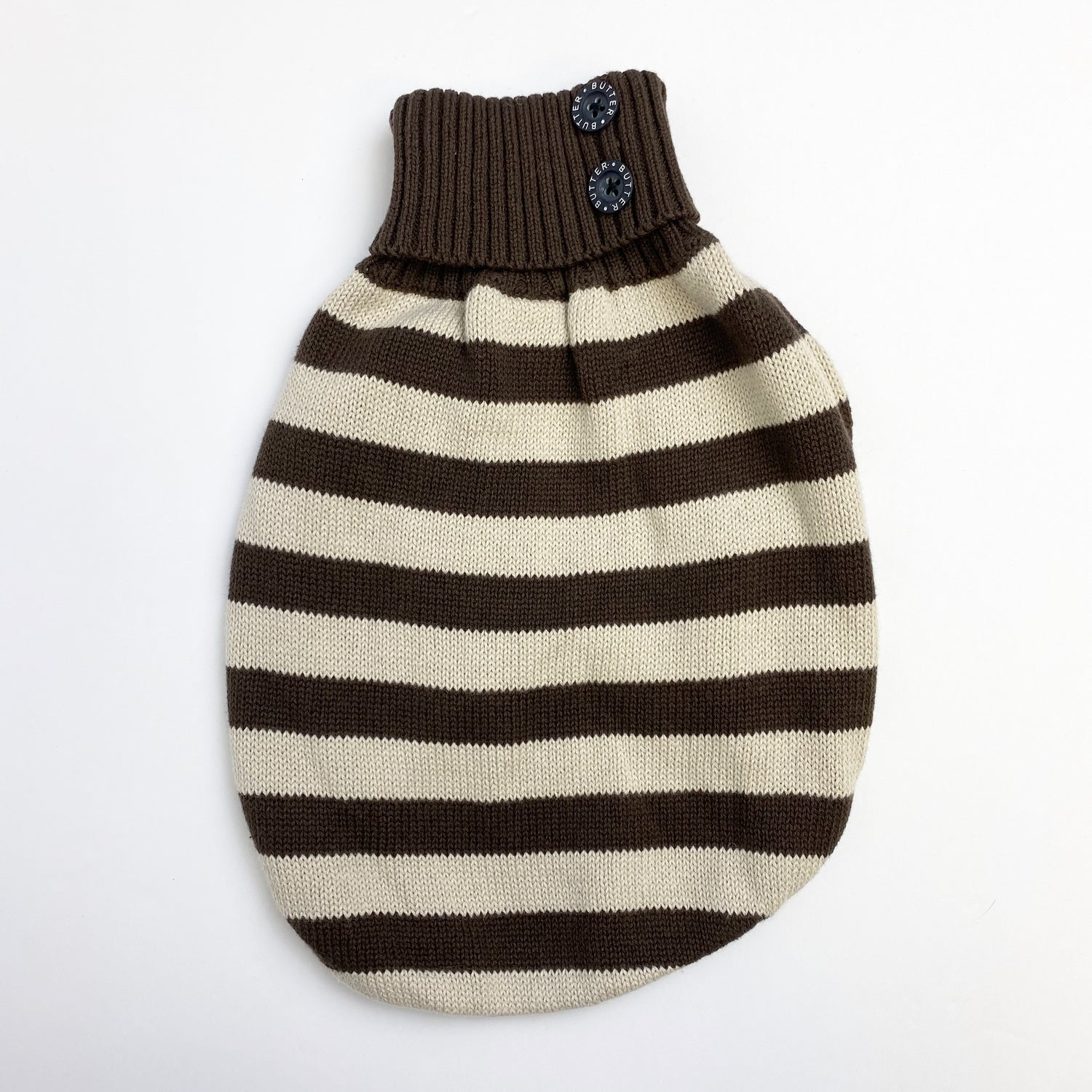 LWD - Striped Sweater (Cream/Brown)
