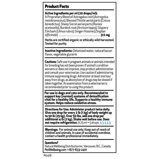 Pet Wellbeing - Life Gold - Trusted Care for Dog Cancer |  2oz.