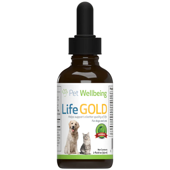 Pet Wellbeing - Life Gold - Trusted Care for Dog Cancer |  2oz.