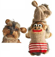 Load image into Gallery viewer, Chilly Dog - Hand Knit Wool Monkey Hoodie Dog Sweater