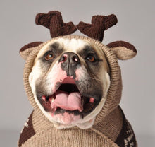 Load image into Gallery viewer, Chilly Dog - Hand Knit Wool Dog Sweater Moosey Hoodie