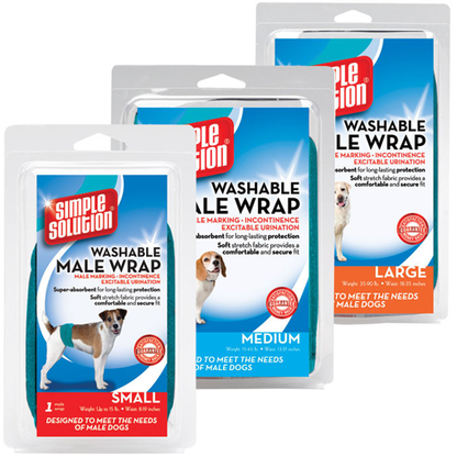 Simple Solution - Washable Male Wrap - Chubbs Bars,  - pet shampoo, Woofur Natural Pet Products - Chubbs Bars Company, Woofur Natural Pet Products - Chubbs Bars Canada