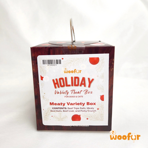 Woofur Holiday Variety Treats Box