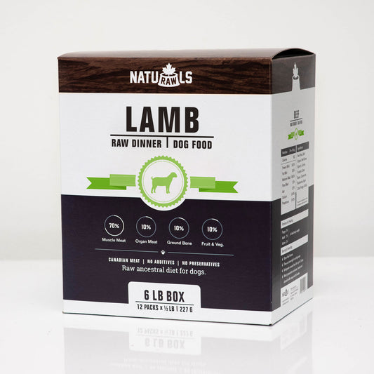 NATURAWLS - LAMB DINNER - Woofur Natural Pet Products