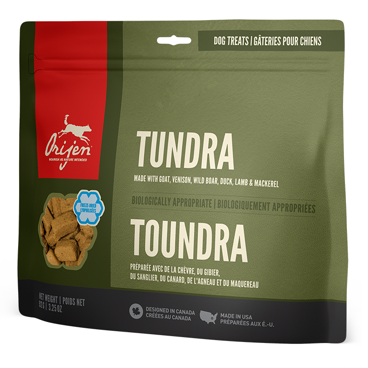 ORIJEN FD TREATS - TUNDRA - Woofur Natural Pet Products