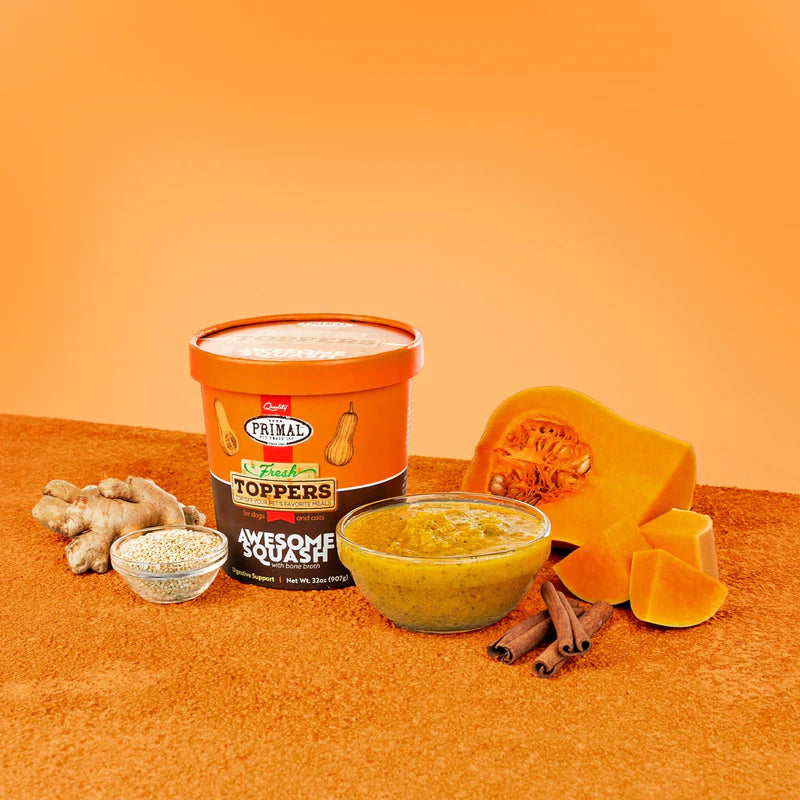 Primal Frozen - Fresh Toppers: Awesome Squash - Woofur Natural Pet Products