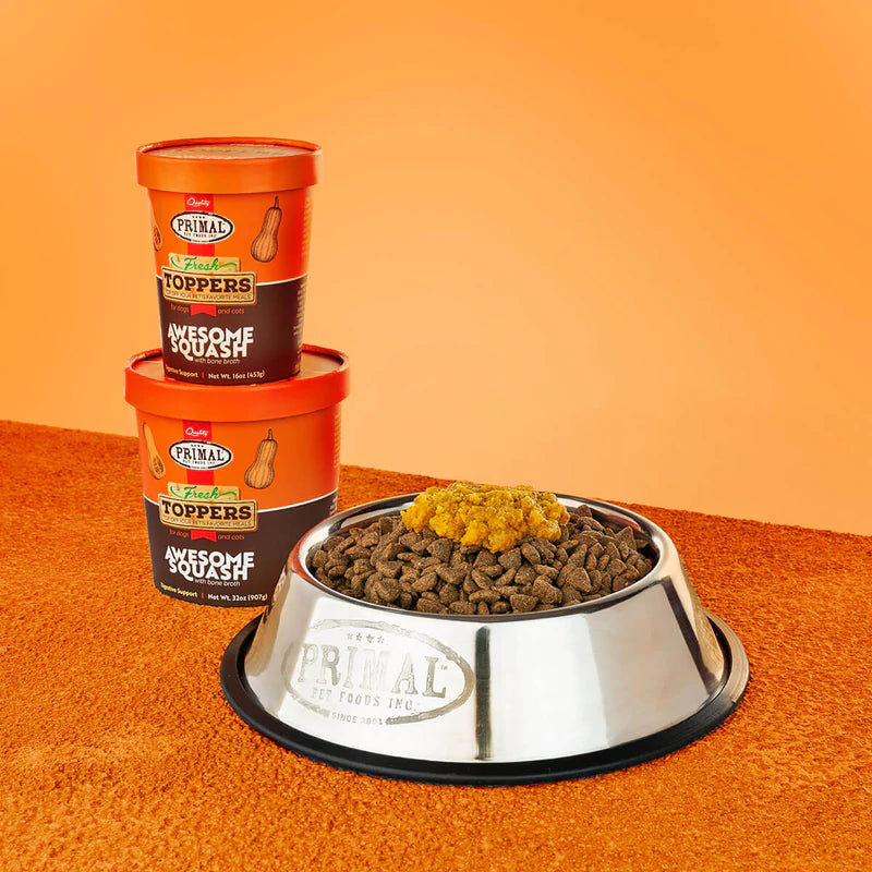 Primal Frozen - Fresh Toppers: Awesome Squash - Woofur Natural Pet Products