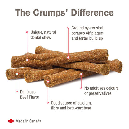 Crumps' Naturals Treats - Plaque Busters with Beef