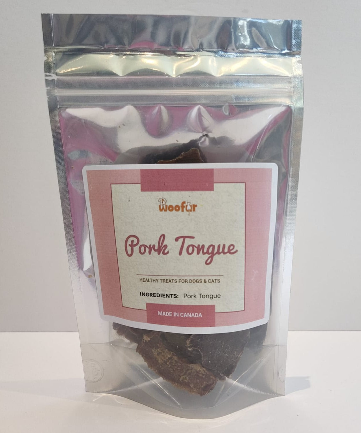 Woofur - Dehydrated Pork Tongue Treats - 50g