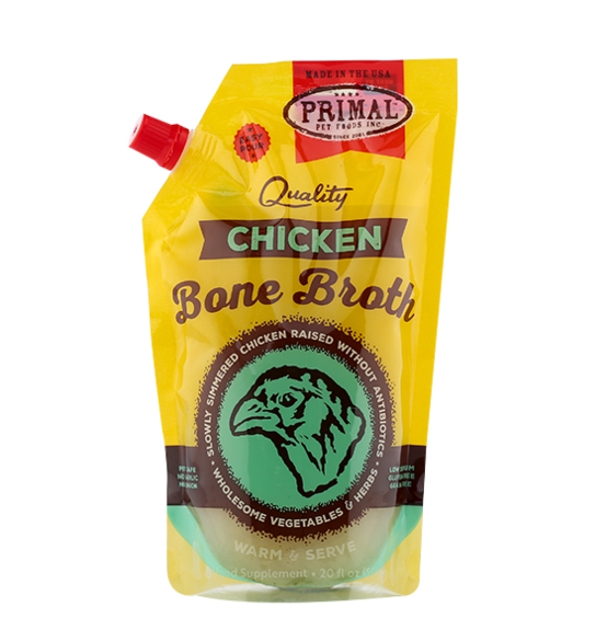 Primal Frozen - Chicken Bone Broth - Woofur Natural Pet Products