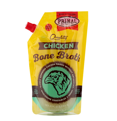 Primal Frozen - Chicken Bone Broth - Woofur Natural Pet Products