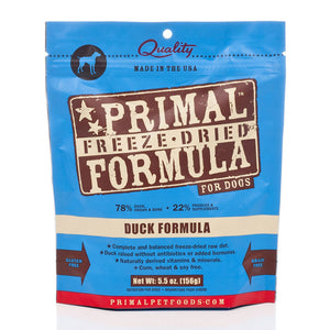 Primal Freeze Dried - Duck Formula - Woofur Natural Pet Products
