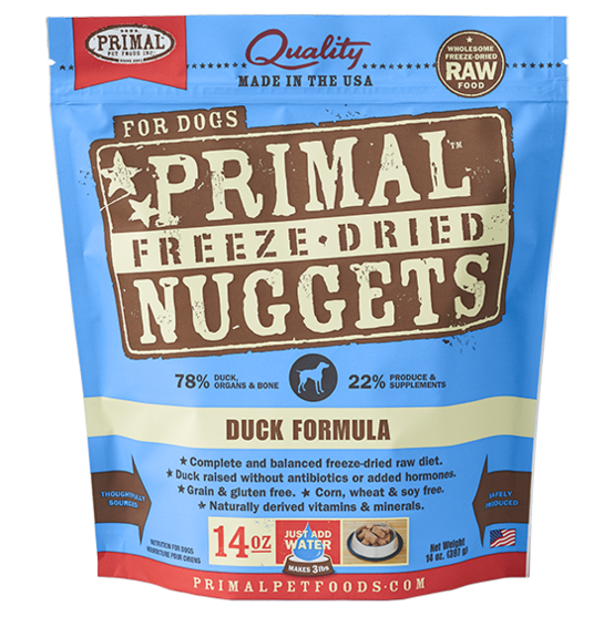 Primal Freeze Dried - Duck Formula - Woofur Natural Pet Products