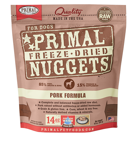 Primal Freeze Dried - Pork Formula - Woofur Natural Pet Products