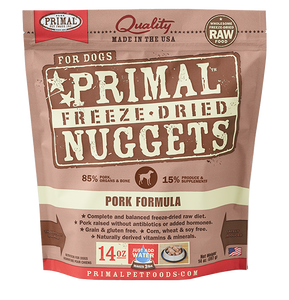 Primal Freeze Dried - Pork Formula - Woofur Natural Pet Products