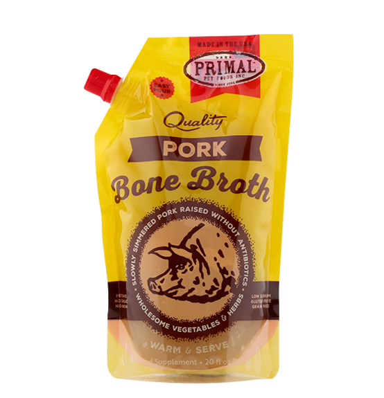 Primal Frozen - Pork Bone Broth - Woofur Natural Pet Products