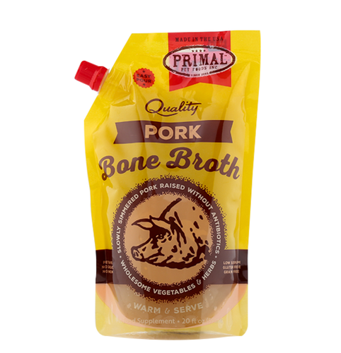 Primal Frozen - Pork Bone Broth - Woofur Natural Pet Products