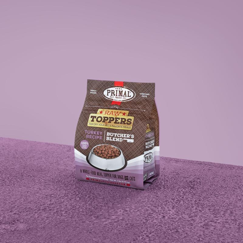 Primal Frozen - Turkey Butchers Blend Topper 2lb