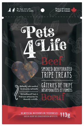 Pets4Life - Smoked Tripe Bites Treats - Chubbs Bars, Treats - pet shampoo, Woofur - Chubbs Bars Company, Woofur Natural Pet Products - Chubbs Bars Canada