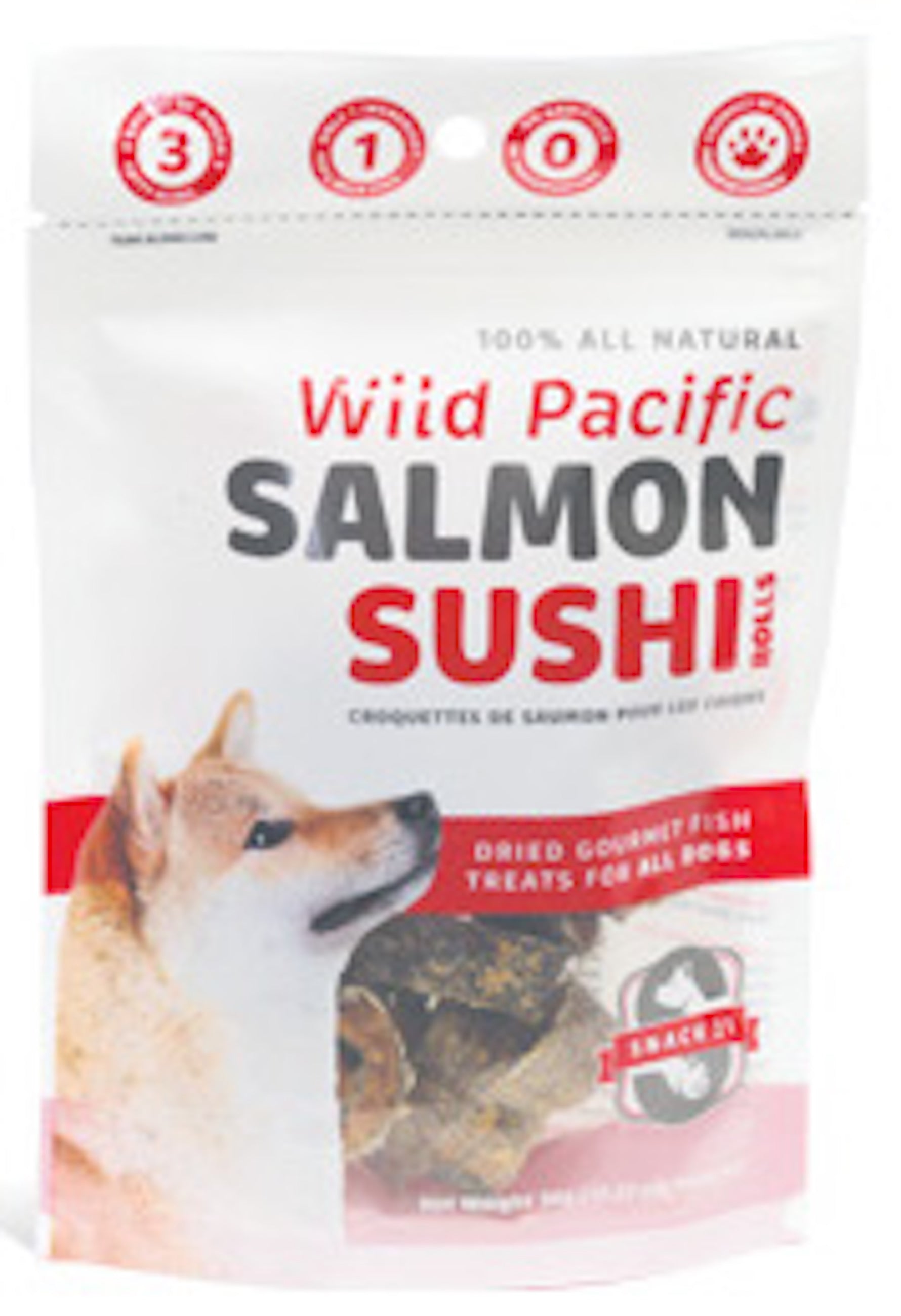 Snack21 - Wild Pacific Salmon Sushi Rolls Treats - Chubbs Bars, Treats - pet shampoo, Woofur - Chubbs Bars Company, Woofur Natural Pet Products - Chubbs Bars Canada