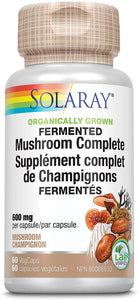 Solaray - Organically Grown Fermented Mushroom Complete 600mg
