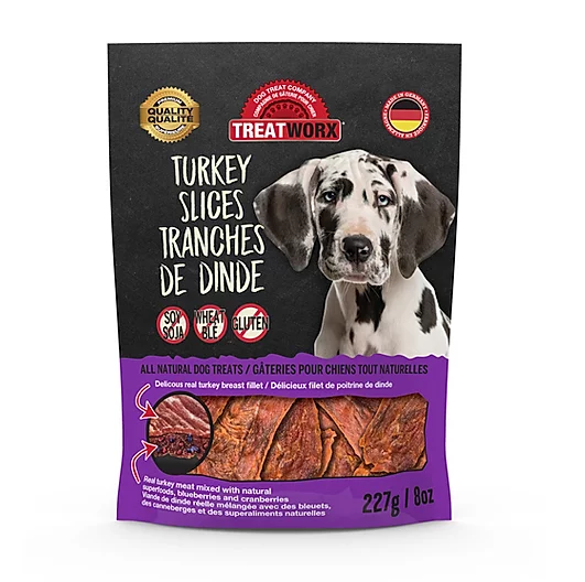 Treatworx  - Turkey Slices Treats - Chubbs Bars, Treats - pet shampoo, Woofur - Chubbs Bars Company, Woofur Natural Pet Products - Chubbs Bars Canada
