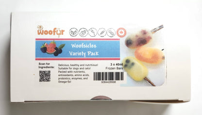 Woofsicle - Variety 3-Pack - Chubbs Bars,  - pet shampoo, Woofur Natural Pet Products - Chubbs Bars Company, Woofur Natural Pet Products - Chubbs Bars Canada