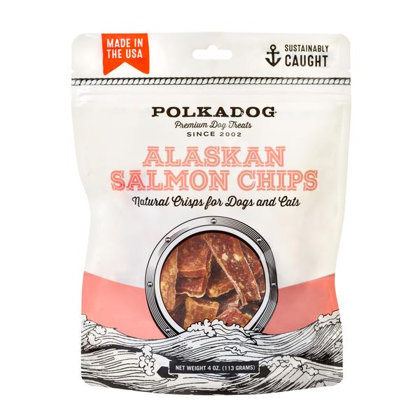 PolkaDog - Alaskan Salmon Chips Treats - Chubbs Bars, Treats - pet shampoo, Woofur - Chubbs Bars Company, Woofur Natural Pet Products - Chubbs Bars Canada