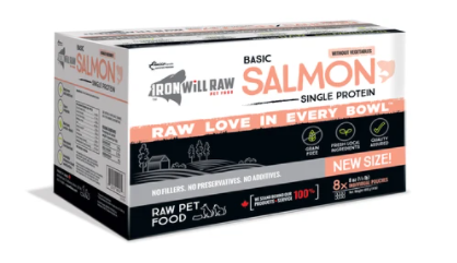 IRON WILL RAW - BASIC SALMON 4lb