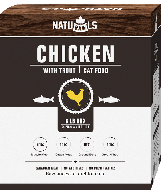 NATURAWLS - CHICKEN WITH TROUT CAT FOOD