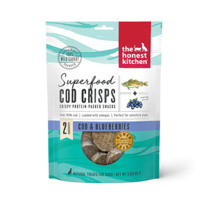 Honest Kitchen - Superfood Cod Crisps (Cod & Blueberry)