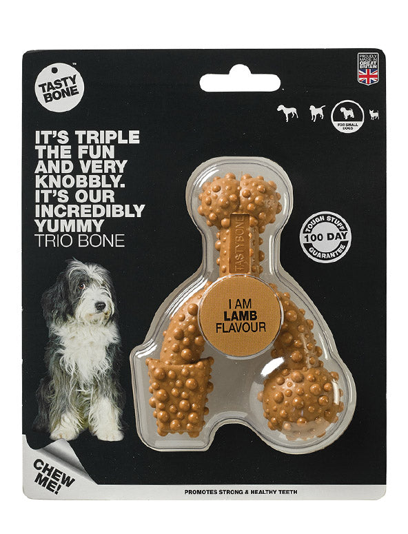 Tasty Bone - Trio Bone Toy - Chubbs Bars, Supplements - pet shampoo, Woofur - Chubbs Bars Company, Woofur Natural Pet Products - Chubbs Bars Canada