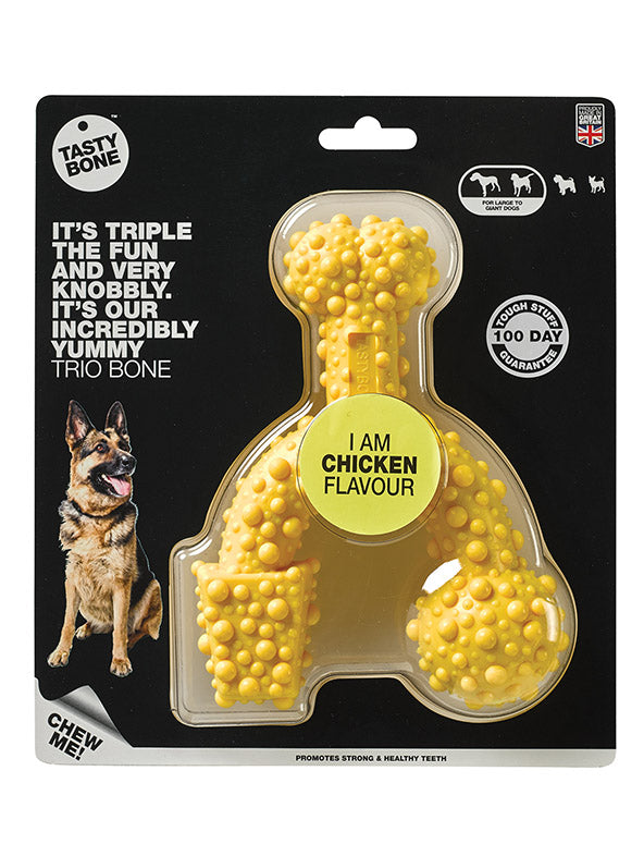 Tasty Bone - Trio Bone Toy - Chubbs Bars, Supplements - pet shampoo, Woofur - Chubbs Bars Company, Woofur Natural Pet Products - Chubbs Bars Canada