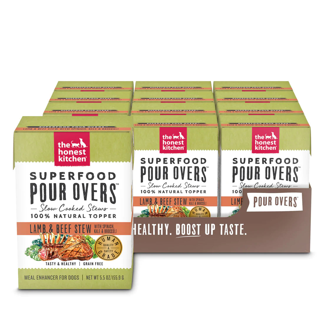 Honest Kitchen - Superfood Pour Overs Lamb and Beef Stew (12 x 5.5oz)