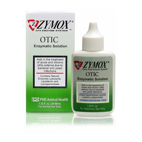 Zymox - OTIC Enzymatic Ear Solution - 37mL– Woofur Natural Pet Products